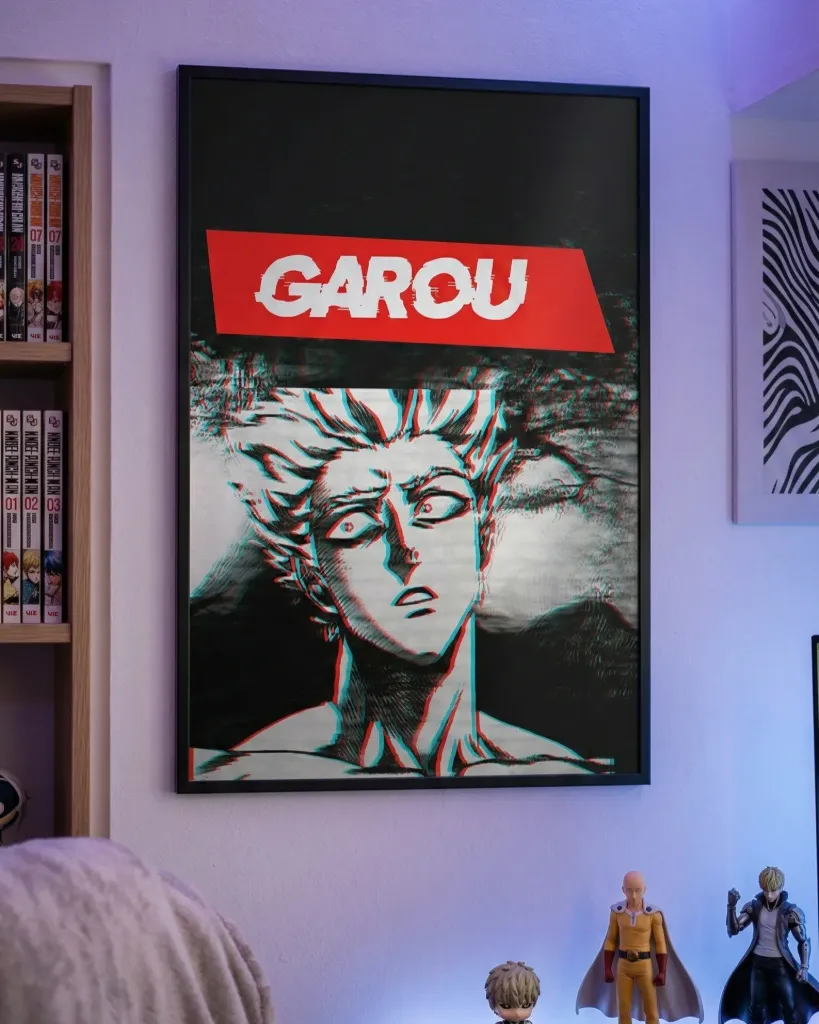 Glitch Effect Garou Print (A4 size)
