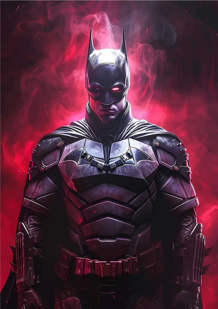 Batman, DC Comics (Armored Knight Edition) A4 Size Metal Poster 