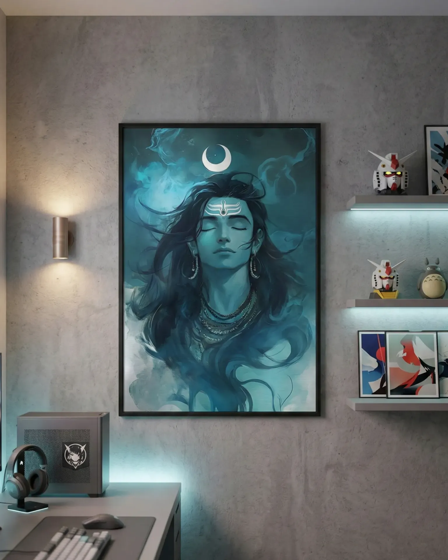 Divine Meditation Shiva Poster (A4 size)