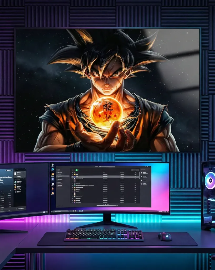 Super Saiyan Goku: Wish Awaits Art Print