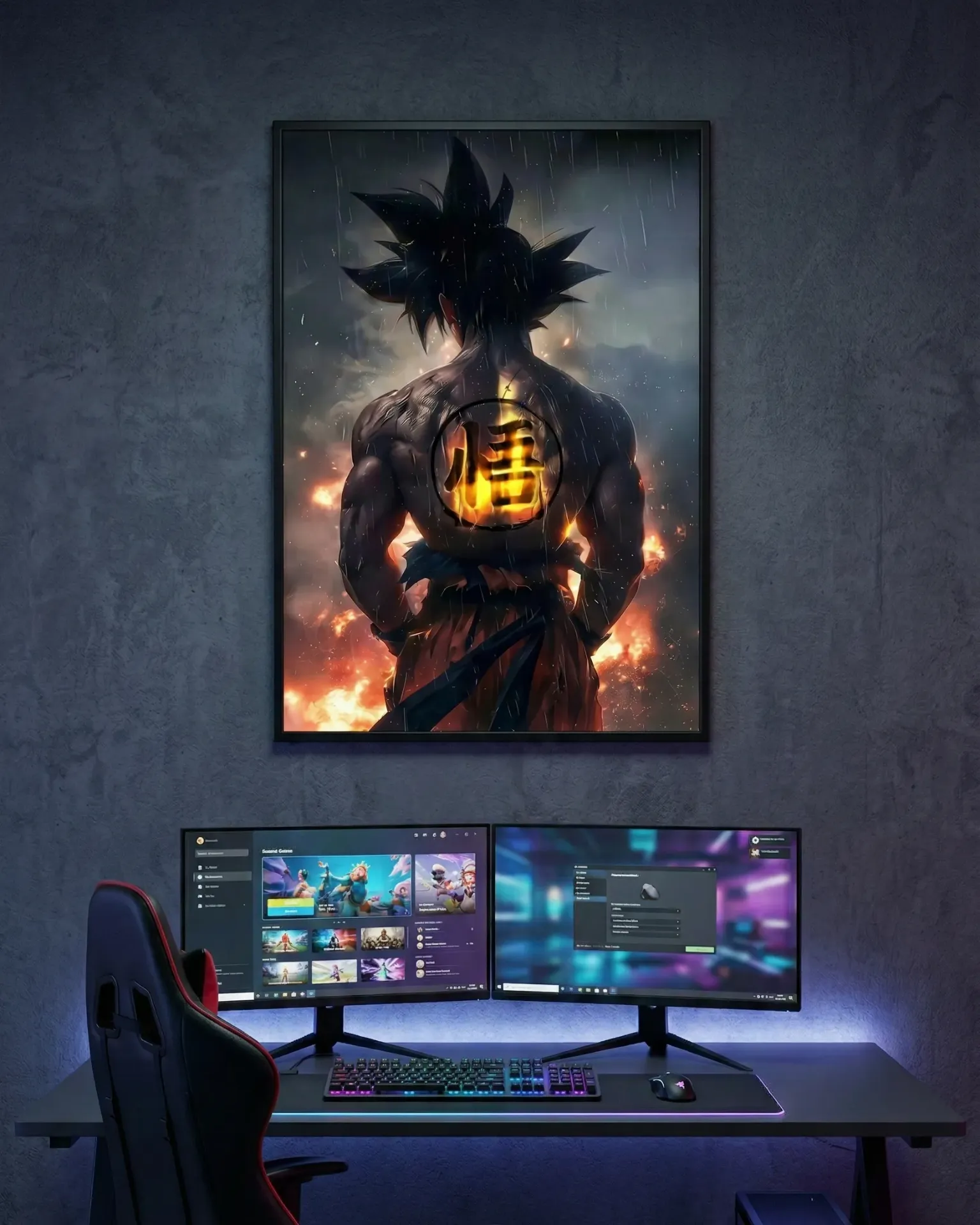Spirit of the Saiyan - Back to Battle Art (A4 size)