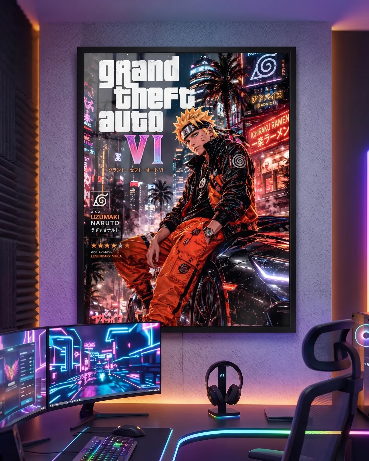 Databook: Uzumaki Naruto, Vice City Edition (A4 size)