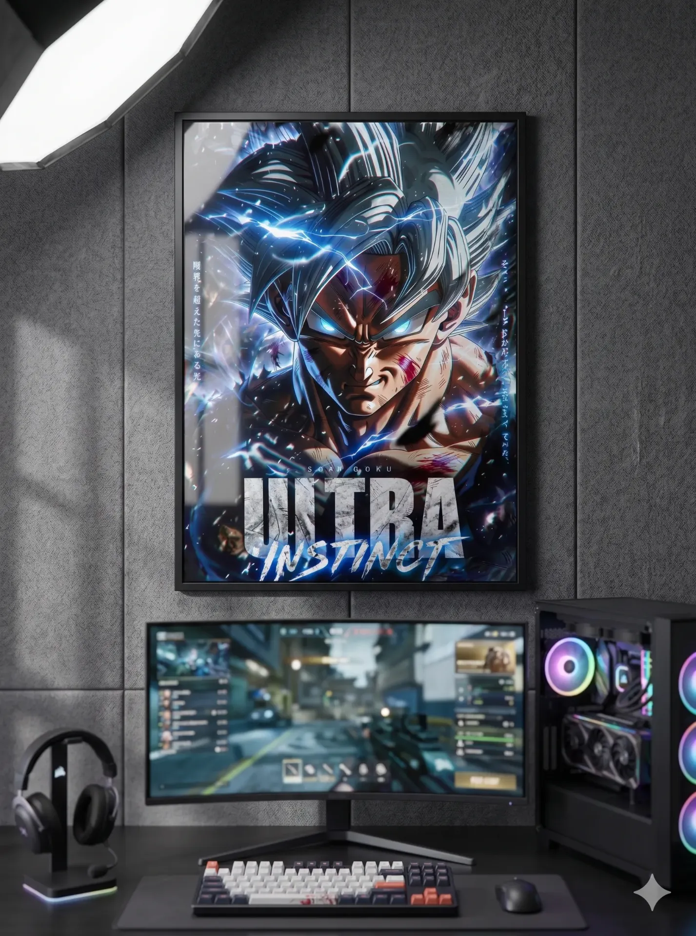 Son Goku: Ultra Instinct - Clean, SEO-friendly, straight from the poster (A4 size)