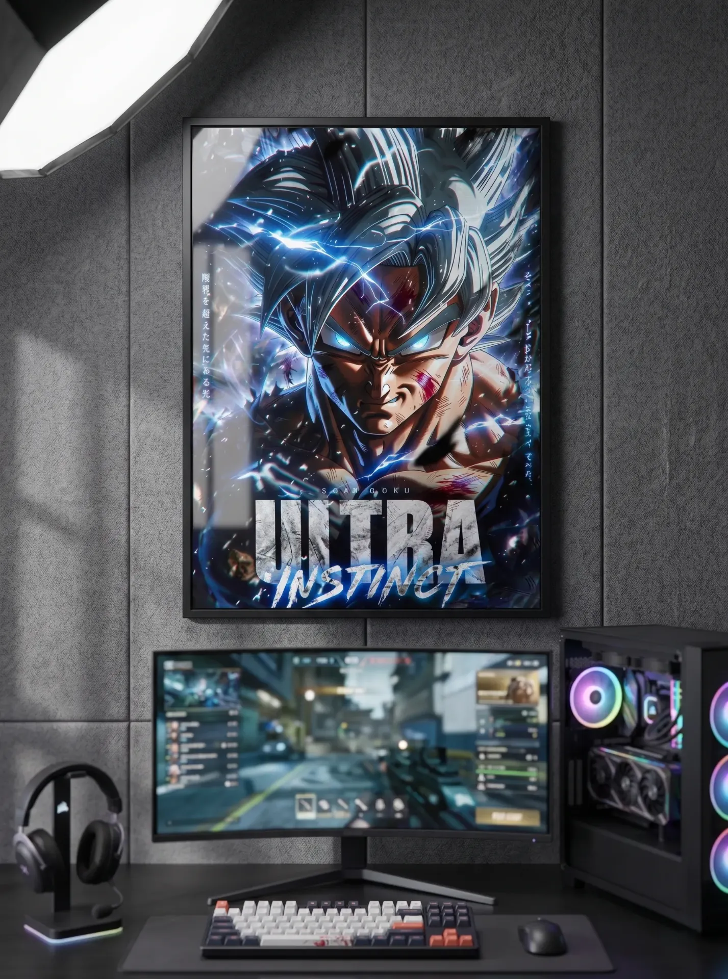 Son Goku: Ultra Instinct - Clean, SEO-friendly, straight from the poster (A4 size)