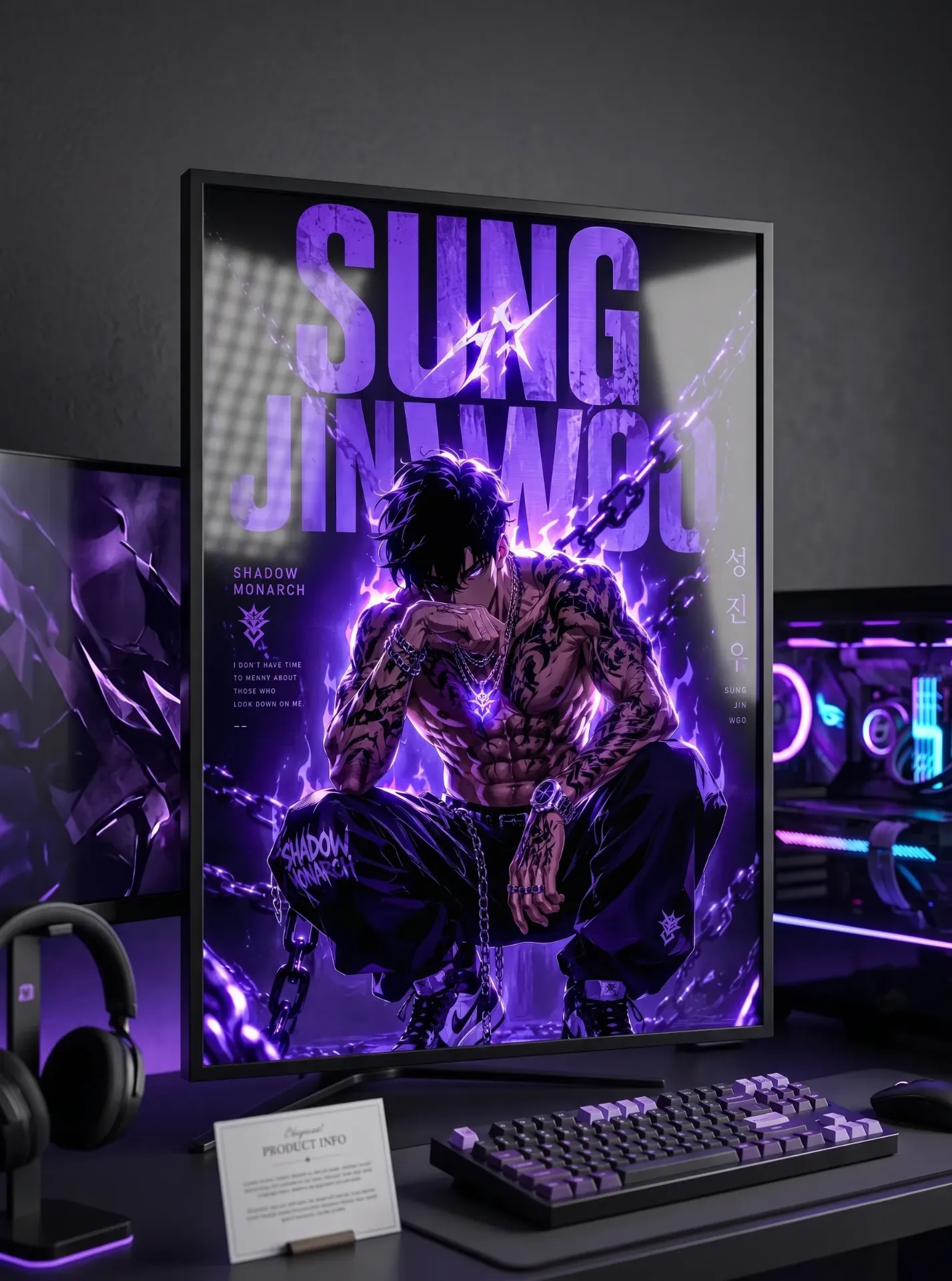 Sung Jinwoo: Unchained King (A4 size)
