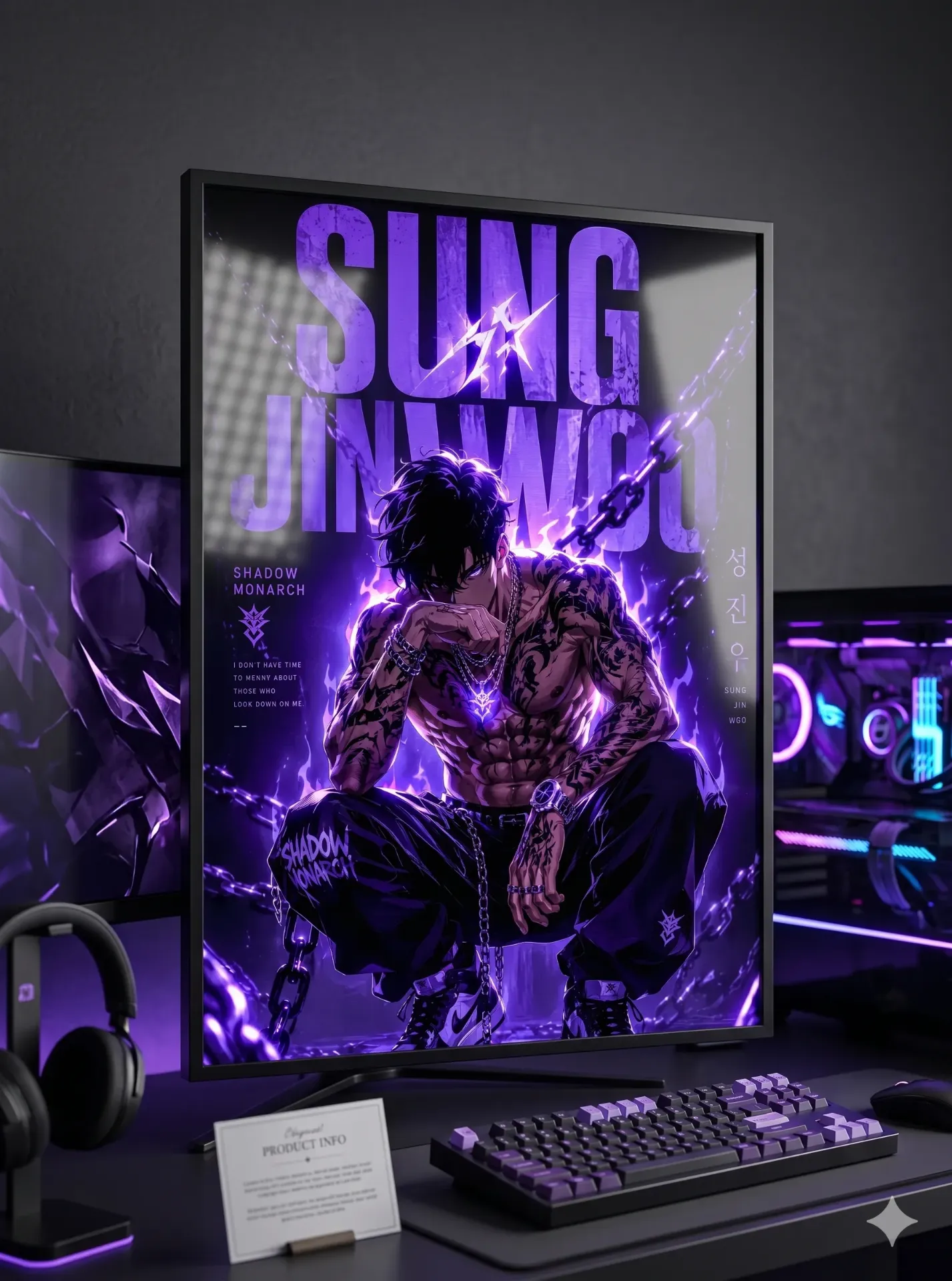 Sung Jinwoo: Unchained King (A4 size)