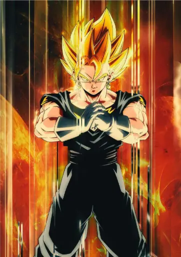 Fusion of Legends- Vegito (Super Saiyan form) A4 Size Metal Poster