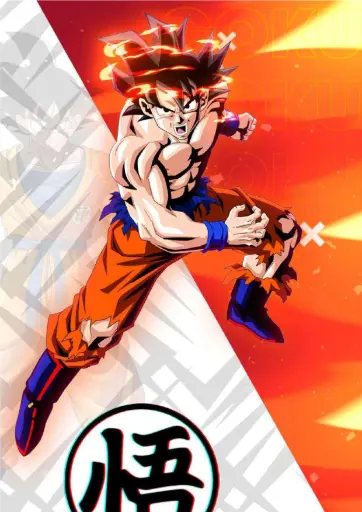  Son Goku-Saiyan Beyond Limits A4 Size Metal Poster