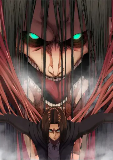 Eren Yeager-Attack On Titan A4 size Premium Metal Poster