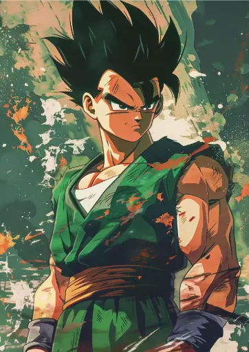 Gohan-Dragon Ball Super A4 Size Metal Poster