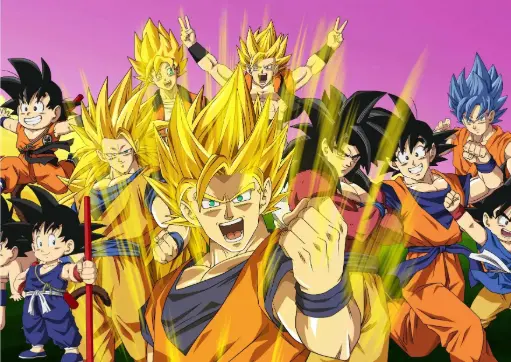 Goku: The Eternal Fighter A4 Size Metal Poster