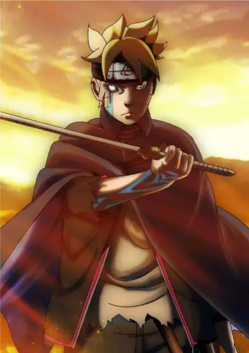 Naruto & Sasuke, Naruto Shippuden (Final Battle Mode) A4 Size Metal Poster 