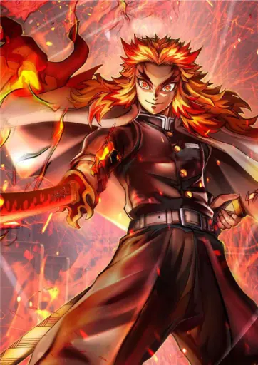 Ichigo Kurosaki, Bleach (Zangetsu in Burning Forest) A4 Size Metal Poster 