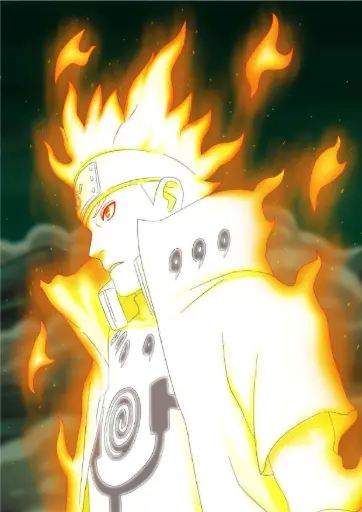 Naruto Uzumaki, Naruto Shippuden (Sage of Six Paths Mode) A4 Size Metal Poster 